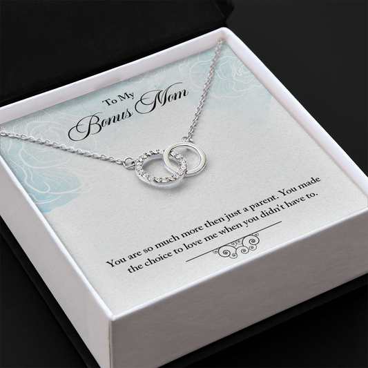 To My Bonus Mom Pair Necklace