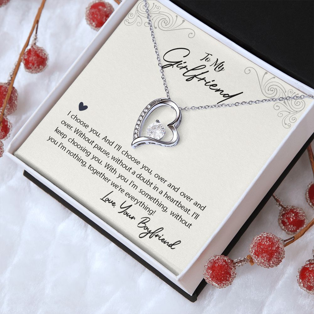 Forever Love Necklace Gift for Girlfriend