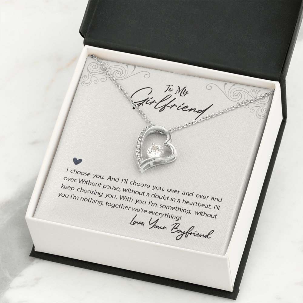 Forever Love Necklace Gift for Girlfriend