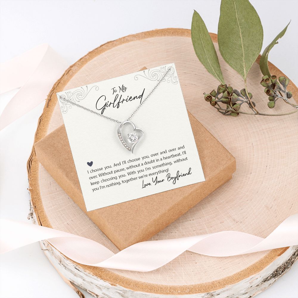 Forever Love Necklace Gift for Girlfriend