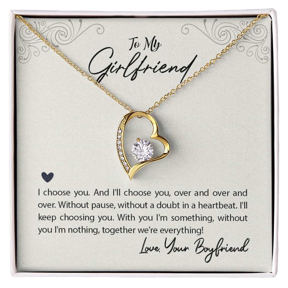 Forever Love Necklace Gift for Girlfriend