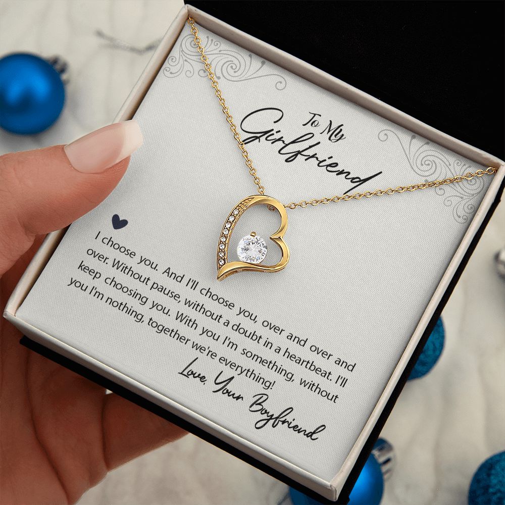 Forever Love Necklace Gift for Girlfriend