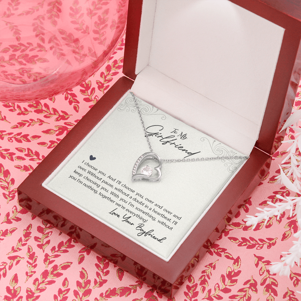 Forever Love Necklace Gift for Girlfriend