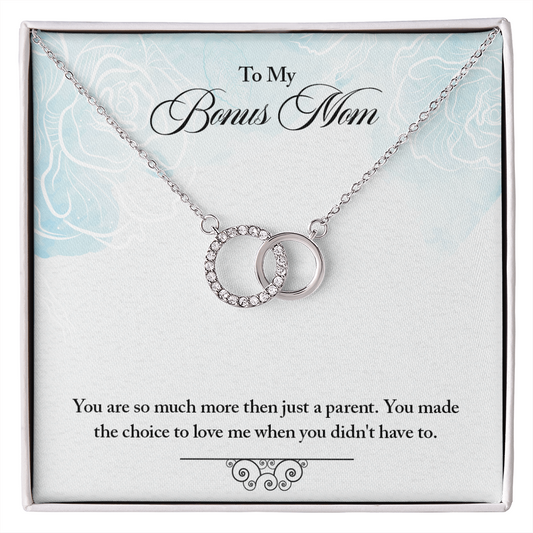 To My Bonus Mom Pair Necklace