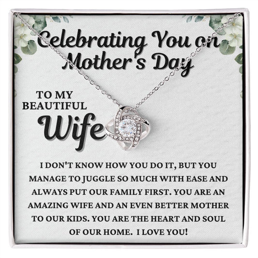 Mother's Day Gift Necklace to Wife from Husband