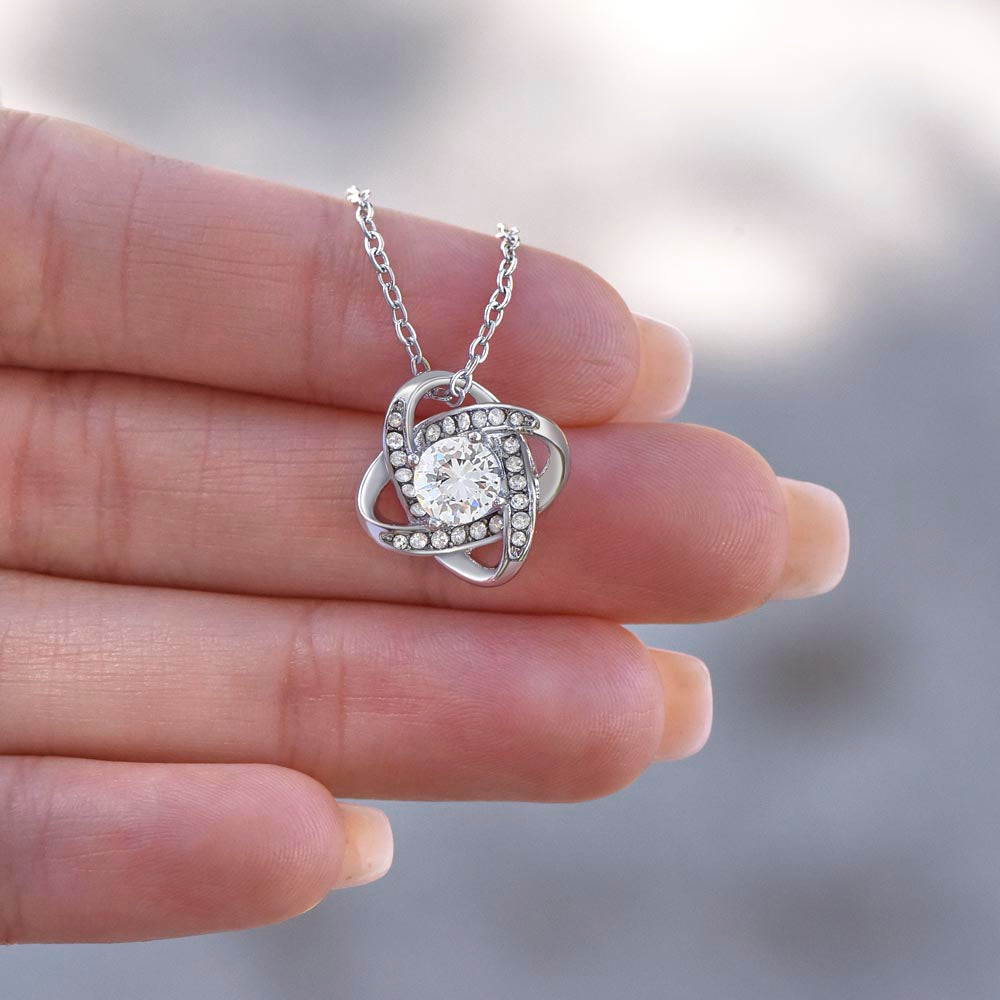 Daughter Celebrating First Mother's Day Necklace from Mom and Dad