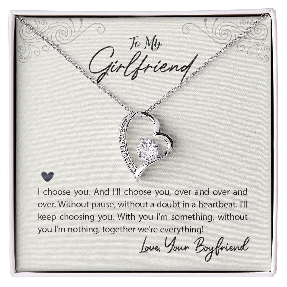 Forever Love Necklace Gift for Girlfriend